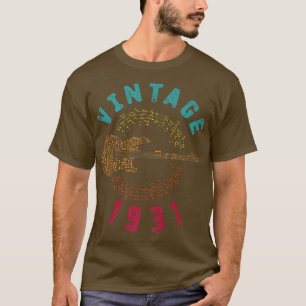 1931 Birthday Limited Edition Guitar Music T-Shirt