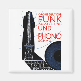 1931 Deutsche Funk- und Musikausstellung Magnet