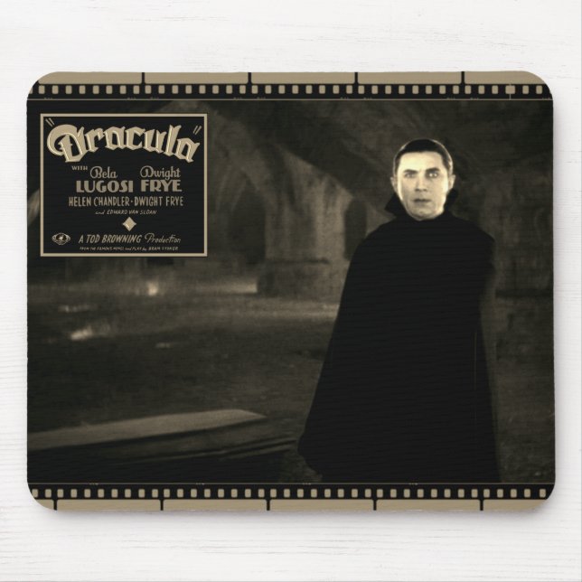 1931 "Dracula" Filmstrip Mousepad (Vorne)