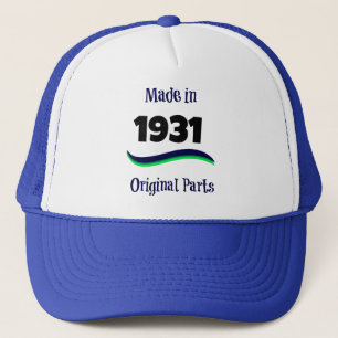 1931 hergestellt, Originalteile Truckerkappe