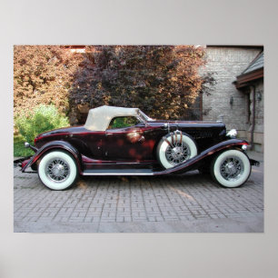 1932 Auburn Boattail Speedster Poster