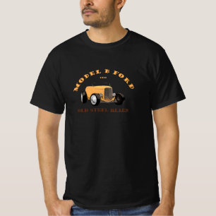 1932 Modell B Hotrod. Orange Hotrod. Gelb 32. T-Shirt
