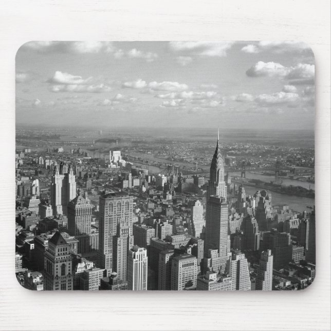 1932-New York-Chrysler Gebäude-Mousepad Mousepad (Vorne)
