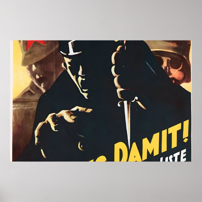 1932 SPD-Wahlplakat Das sind die Feinde von Poster (Vorne)