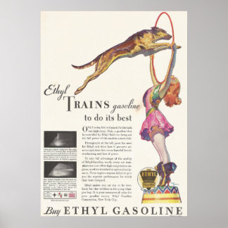 1932 und Ethylgas Poster