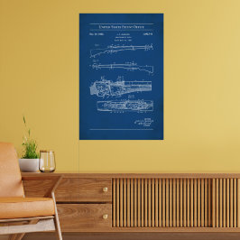 1932 US-Patent 1892141 - M1 Garand Rifle Poster