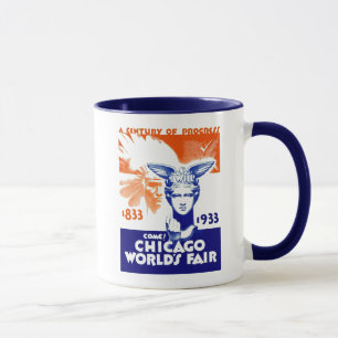 1933 Century of Progress World's Fair, Chicago, IL Tasse