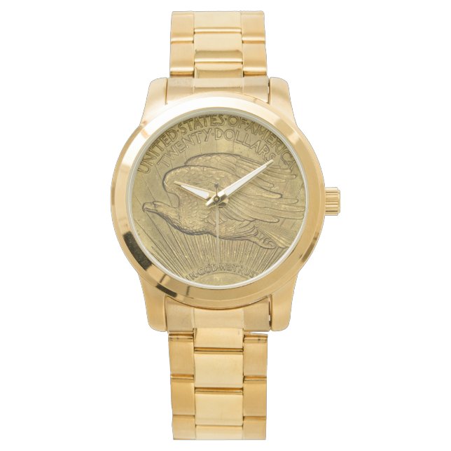 1933 Doppel-Adlergoldmünze Armbanduhr (Vorderseite)