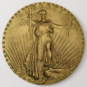1933 Doppel-Adlergoldmünze Button