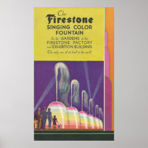 1933 Internationales Exposition CHICAGO. Art Deco. Poster