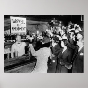 1933 TOAST ZUM ENDE DES VERBOTS POSTER