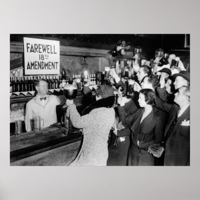 1933 TOAST ZUM ENDE DES VERBOTS POSTER (Vorne)