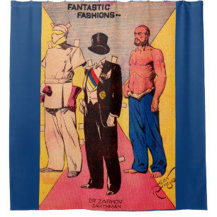 1934 Dr. Zarkov von Flash Gordon Duschvorhang