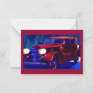1934 Packard Automobil Mitteilungskarte