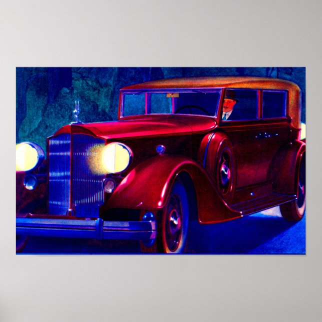 1934 Packard Automobil Poster (Vorne)