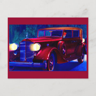 1934 Packard Automobil Postkarte