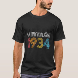 1934 Vintag 1934 Geschenk für Männer Frauen Gebore T-Shirt