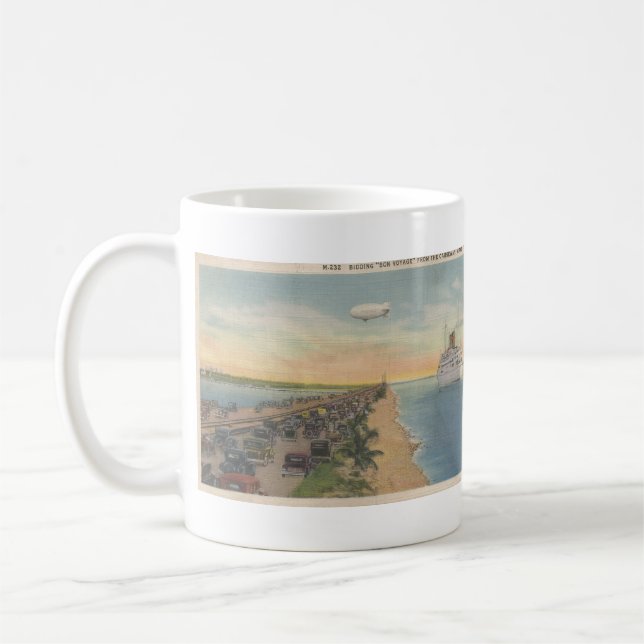 1934 vom Damm Miami, FL Kaffeetasse (Links)