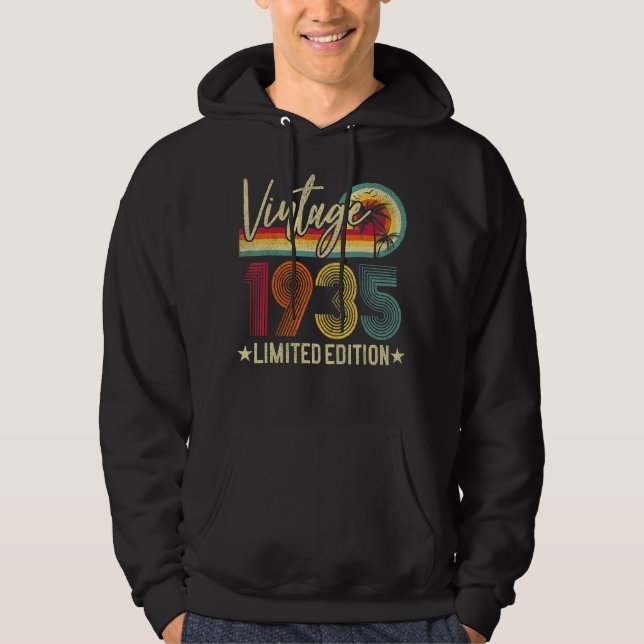 1935 87. Geburtstag 87 Jahre alter Tag Hoodie (Vorderseite)