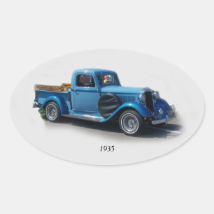 1935 Aufkleber für Blaue Lieferwagen