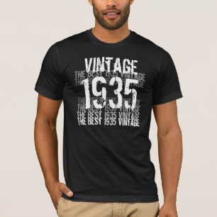 1935 Geburtstag - Das beste Jahr 1935 Vintag T-Shirt