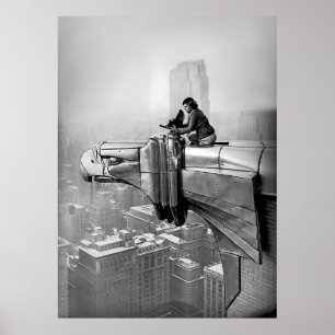 1935 MARGARET BOURKE NEW YORK CITY VINTAGE FOTO POSTER