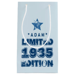 1935 oder Any Year Birthday Limited-Ausgabe 80. Kleine Geschenktüte