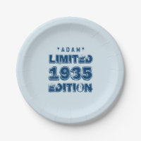 1935 oder Any Year Birthday Limited Edition 80th V