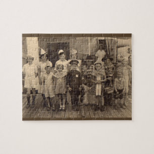 1935 Party für Kinder an Bord Puzzle