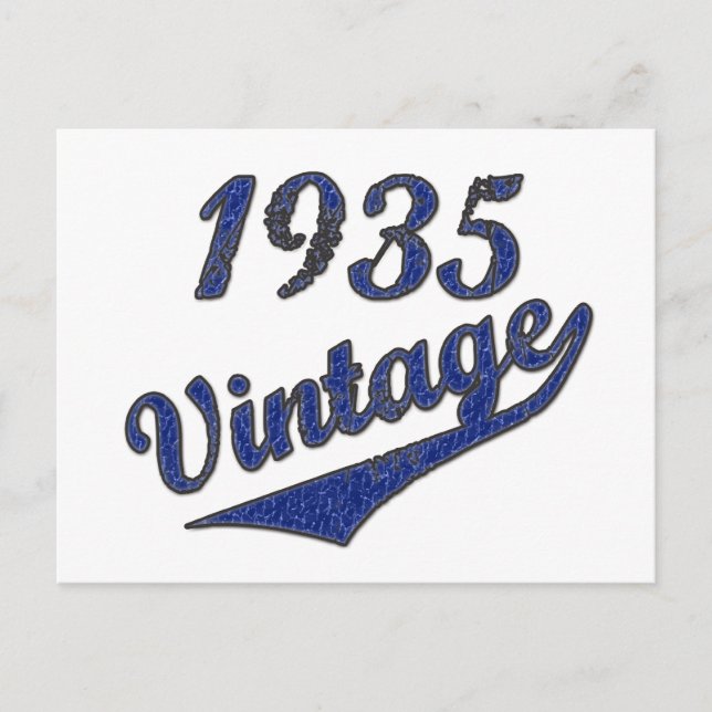 1935 Vintage Postkarte (Vorderseite)