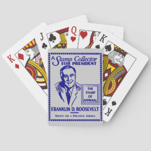 1936 Briefmarke Collector FDR für Präsident Spielkarten