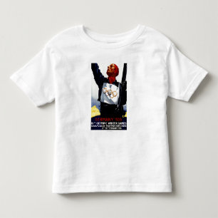 1936 olympisches Winter-Spiel-Anzeige-Plakat Kleinkind T-shirt