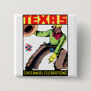 1936 Texas Centennial Button