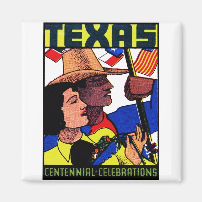 1936 Texas Centennial Magnet (Vorne)