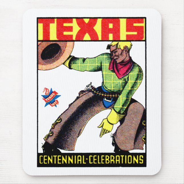 1936 Texas Centennial Mousepad (Vorne)