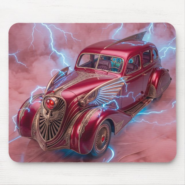 1936 Wingmobile Sedan mit Spezialeffekten Mousepad (Vorne)