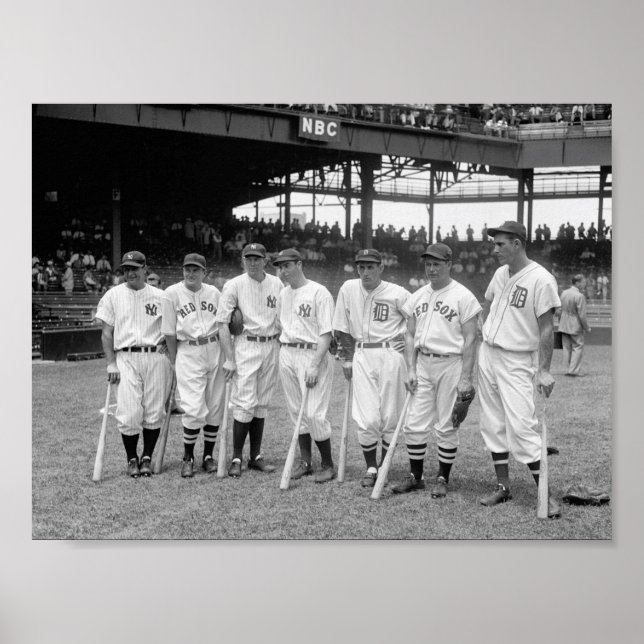 1937 Baseball-Spieler Poster (Vorne)