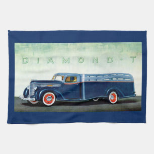 1937 Diamond-T-Blue LKW Handtuch