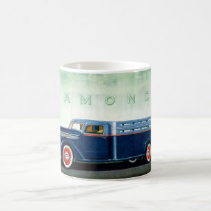 1937 Diamond-T-Blue LKW Kaffeetasse
