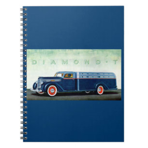 1937 Diamond-T-Blue LKW Notizblock