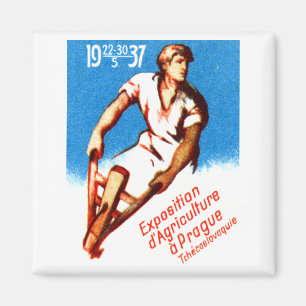1937 Prag Plakat Magnet