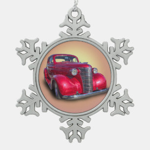 1938 CHEVROLET SCHNEEFLOCKEN Zinn-Ornament