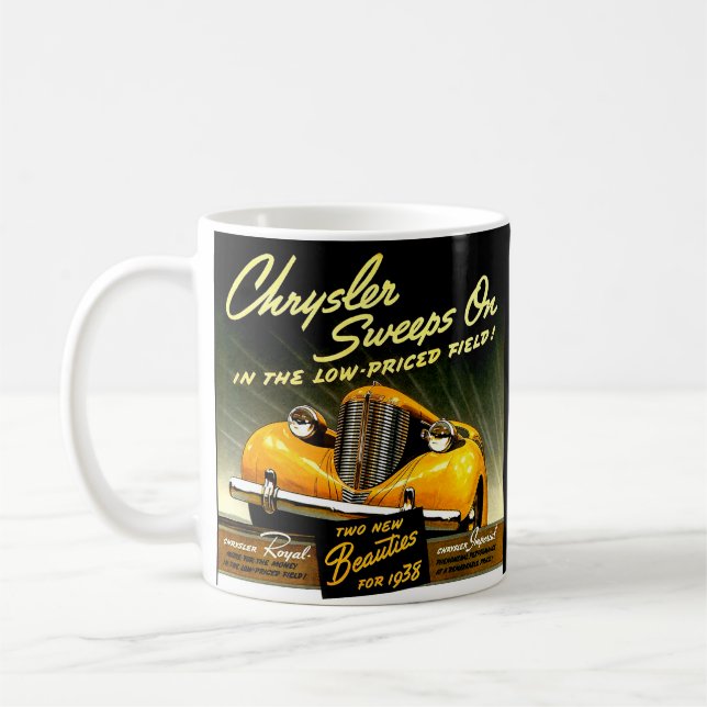1938 kehrt Chrysler weiter Kaffeetasse (Links)