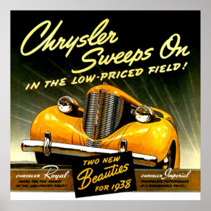 1938 kehrt Chrysler weiter Poster