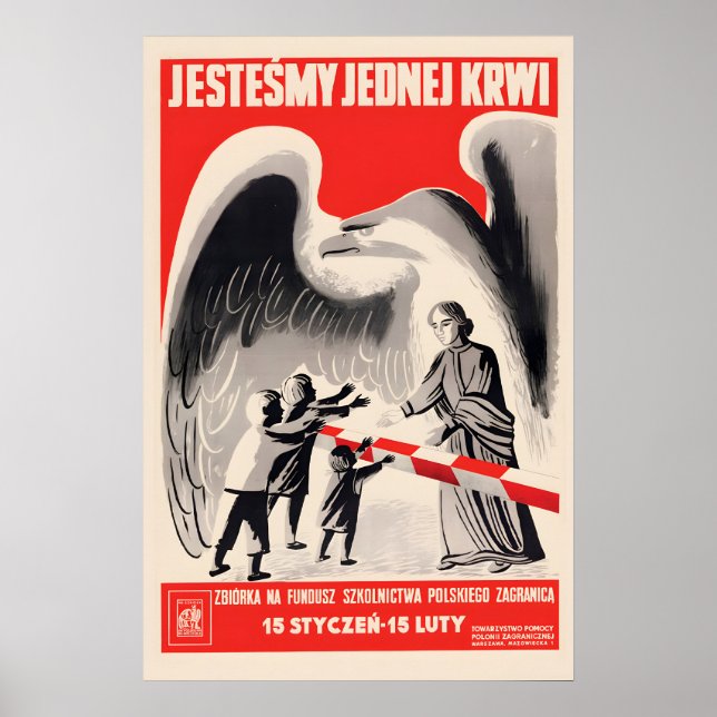 1938 Poster Poland Unite all Poles in one country (Vorne)