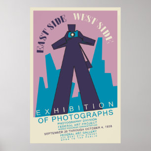 1938 Vintage Fotoausstellungspposter Poster