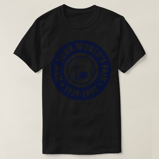 193940 New York World Fair Circle Navy T-Shirt (Design vorne)