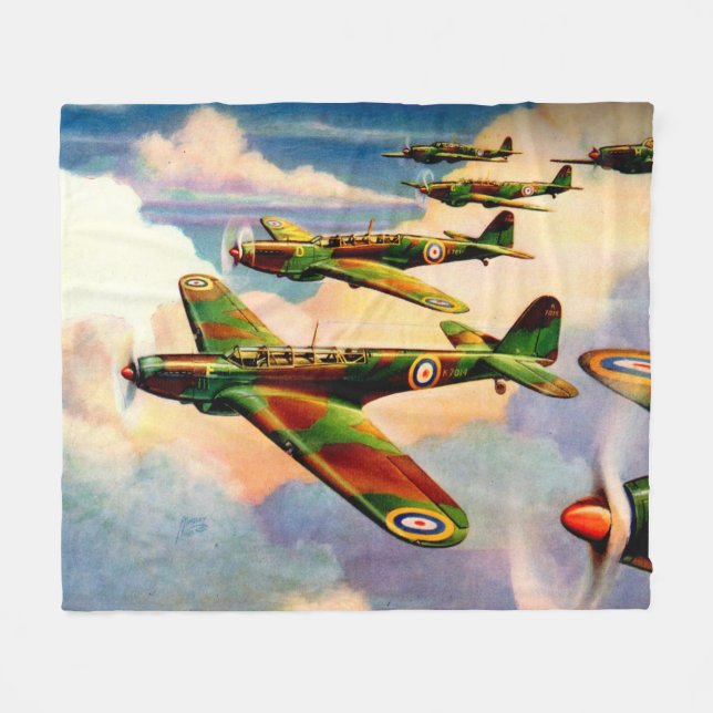 1939 British Fairey Junior Medium Bomber Fleecedecke (Vorderseite (Horizontal))