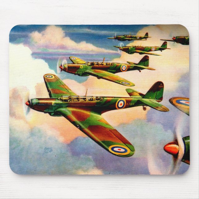 1939 British Fairey Junior Medium Bomber Mousepad (Vorne)