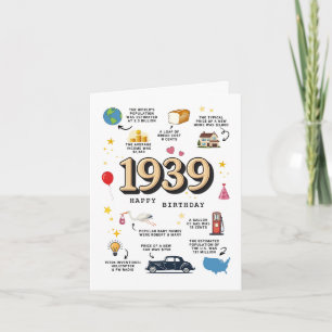 1939 Geburtstagskarte für Vater oder Mama Karte
